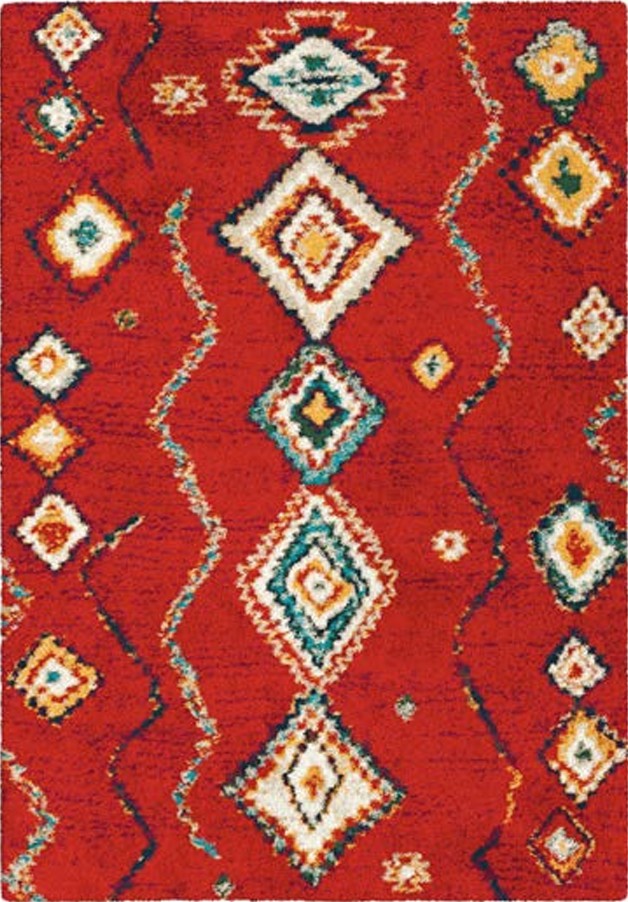 Ковер BALTA SHERPA 52641010 240×340 см, терракотово-красный, 100% полипропилен Microset PP
