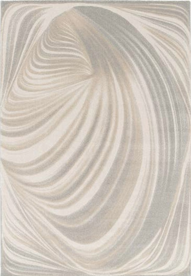 Ковер BALTA REVERIE 57711671 240×340 см, светлый бежево-серый, R-PET, мягкий средний ворс