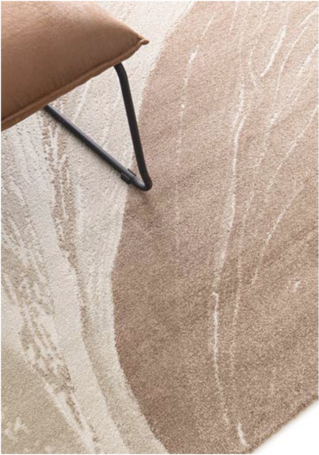 Ковер BALTA RESIST 68518251 160×230 см, молочно-бежевый, рельефный High-Low Pile, R-PET